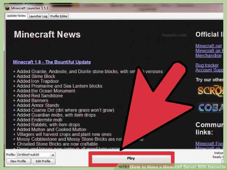 Image intitulée Faire un Serveur Minecraft Avec Hamachi Étape 11
